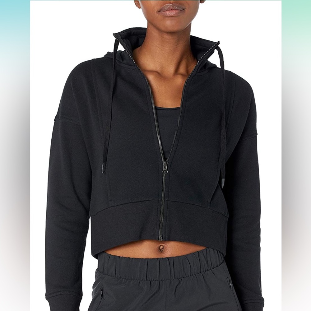 Cropped Zip Up